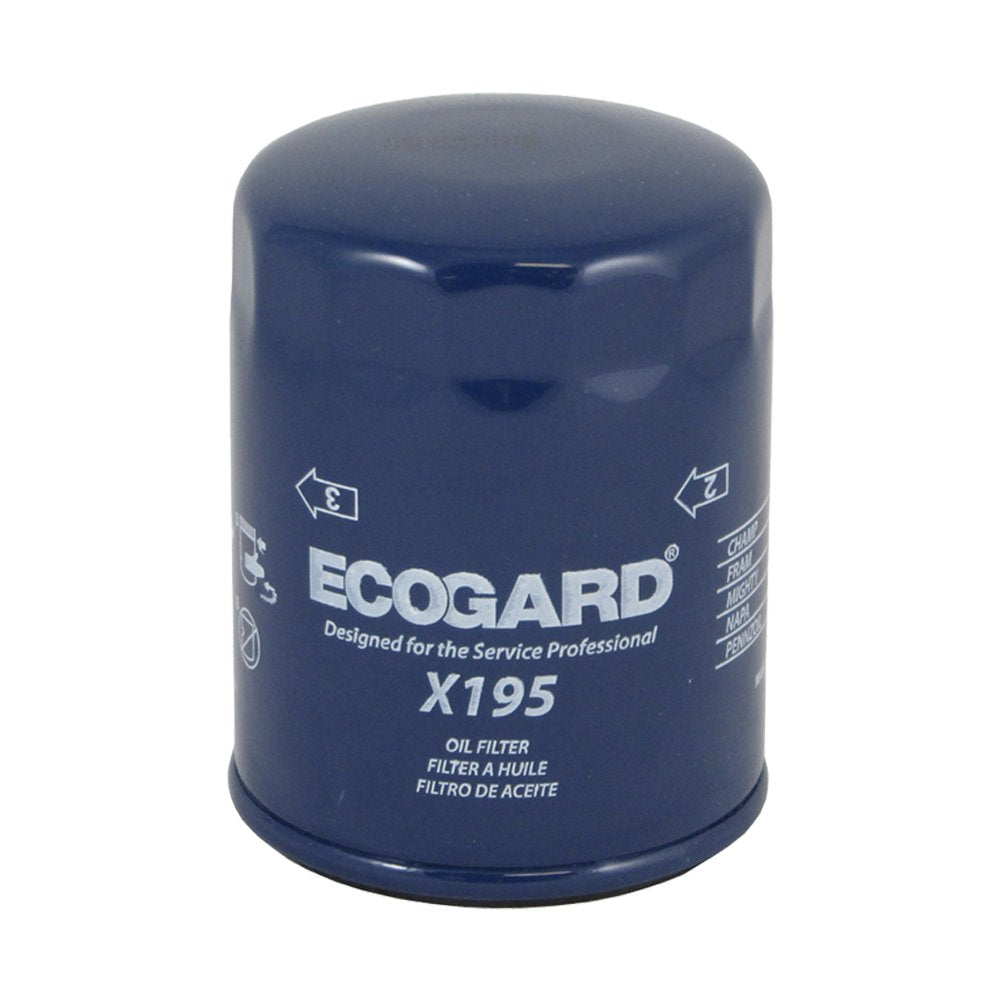 ECOGARD X195 Premium Spin-On Engine Oil Filter for Conventional Oil Fits Ford Ranger 3.0L 1991-2008, Taurus 3.0L 1986-2007, F-15
