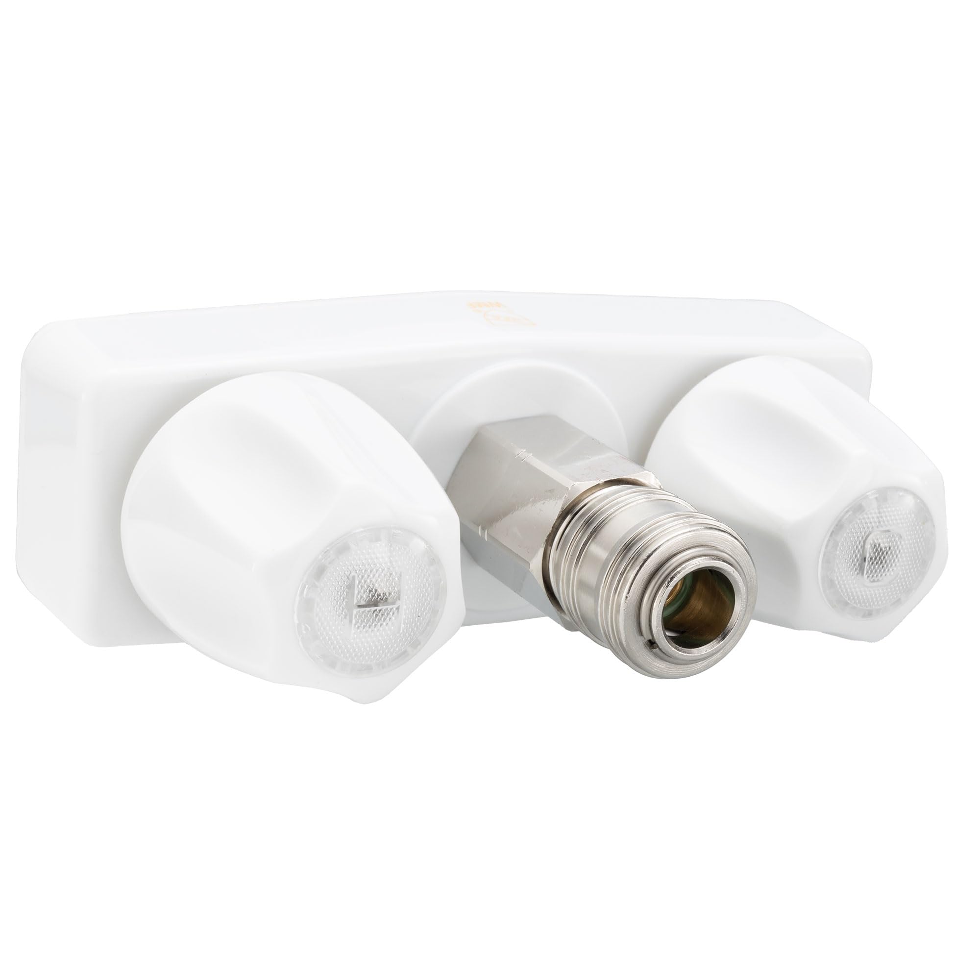 Recpro Rv Exterior Faucet Hot/Cold | High Pressure Sprayer | Metal | Optional Flex Spout | Rv Exterior Shower Faucet | Rv Exteri
