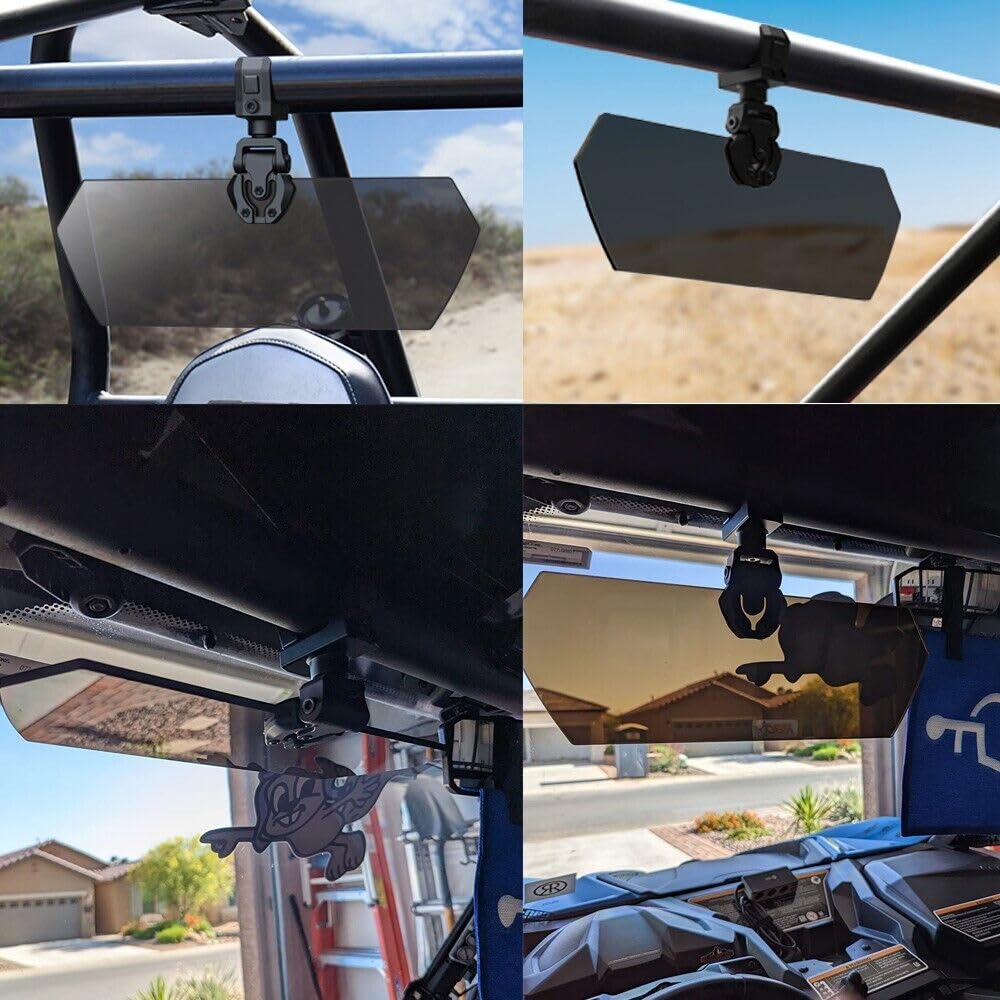 Upgrade Utv Sun Visor Freeagain Fit For Polaris Ranger Rzr 1000 Xp Ranger General Turbo Can Am Defender Maverick X3 Kawasaki Mul