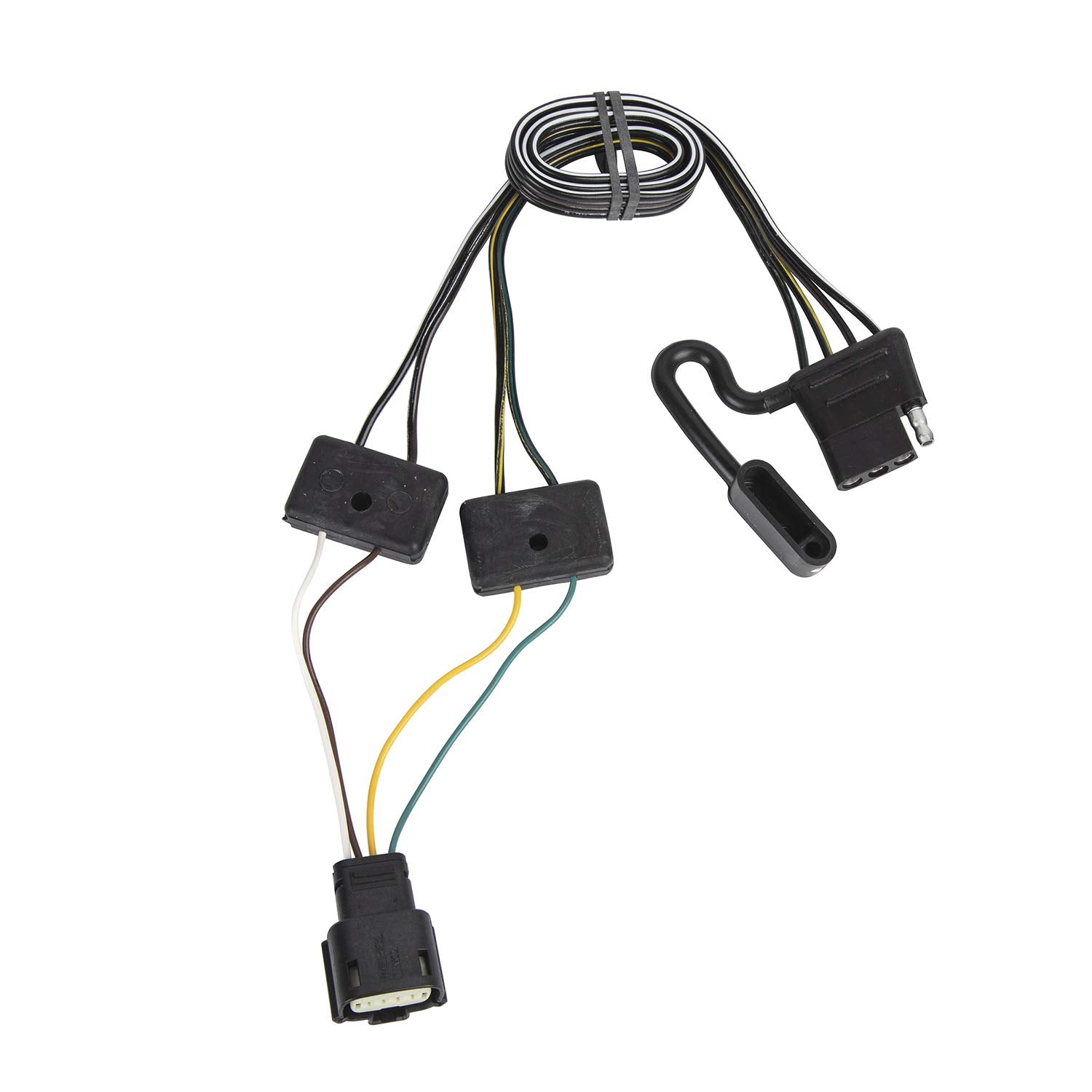 Tekonsha T-One T-Connector Harness, 4-Way Flat, Compatible With Select Cadillac Xt4