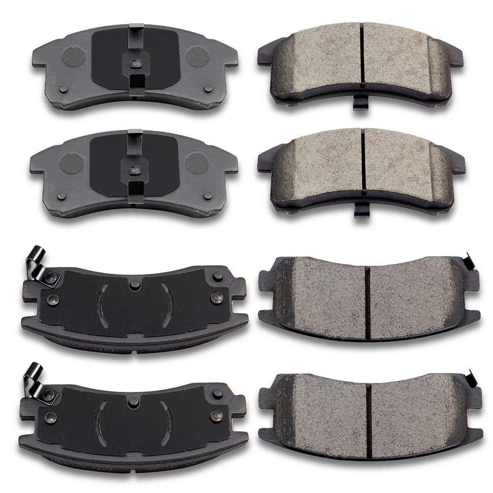 Cciyu D714 D623 Front Rear Ceramic Brake Pads Kits 8Pcs Fit For 95-96 For Buick Riviera,94-96 For Cadillac Deville,94-96 For Cad