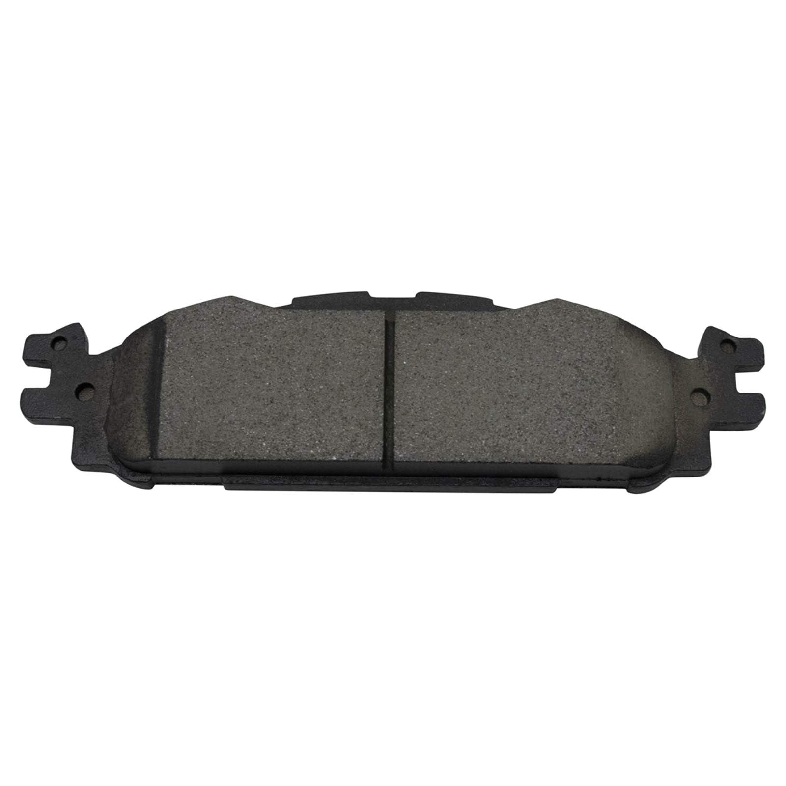 Trq Front Brake Pad & Rotor Kit Ceramic Premium G-Coated Compatible With 2015-2019 Ford Explorer 2012 Lincoln Mks 2013-2019 Mkt