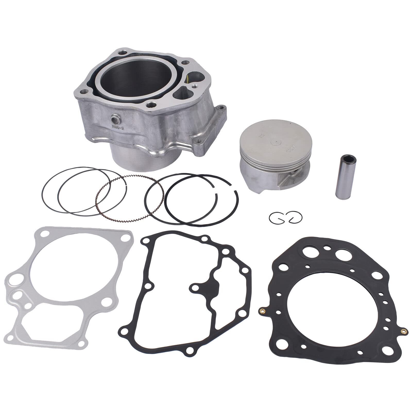 Lamerto Cylinder Piston Gasket Top End Rebuild Kit Replacement For Honda Trx500 Foreman Rubicon 500 2012-2019, Pioneer 500 2015-