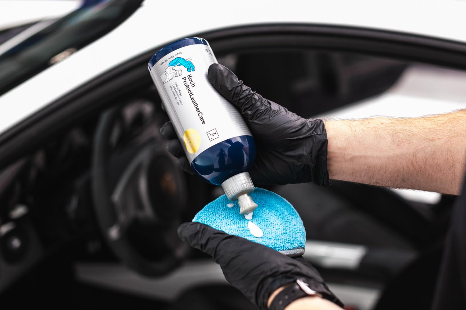 KOCHCHEMIE Protect Leather Care - Upholstery Cleaner 500ml - Blue - Model 77709500