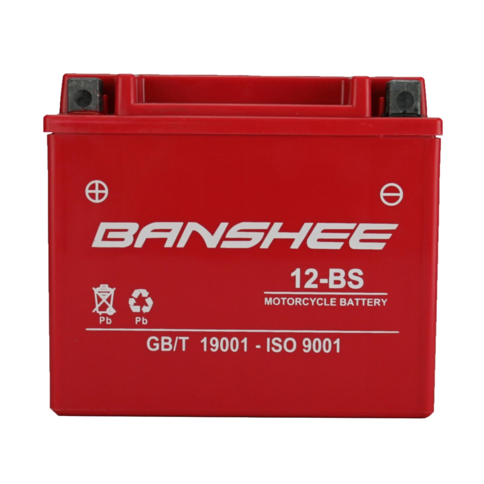 Replacement for YTX12-BS Performance-Maintenance Free-Sealed AGM Motorcycle Battery