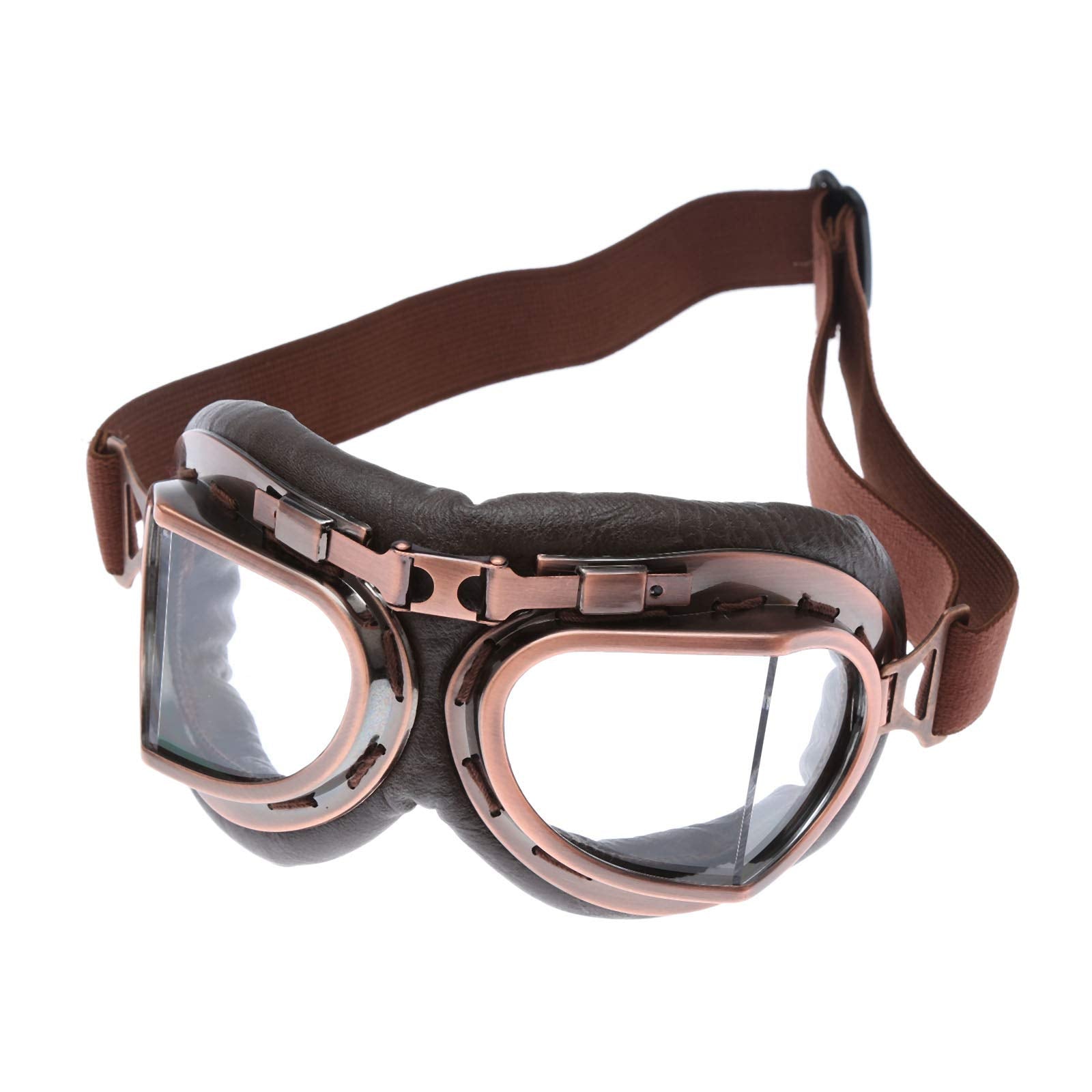 MUXSAM Vintage Motorcycle Goggles, ATV Motocross Goggles, Dirt Bike Racing Riding Off Road Scooter Glasses, Windproof Dustproof