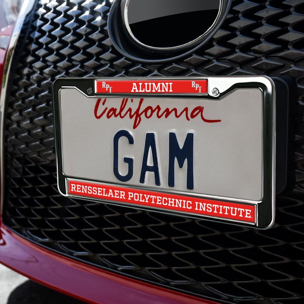 Rensselaer Polytechnic Institute Alumni Full Size Standard License Plate Metal Frame