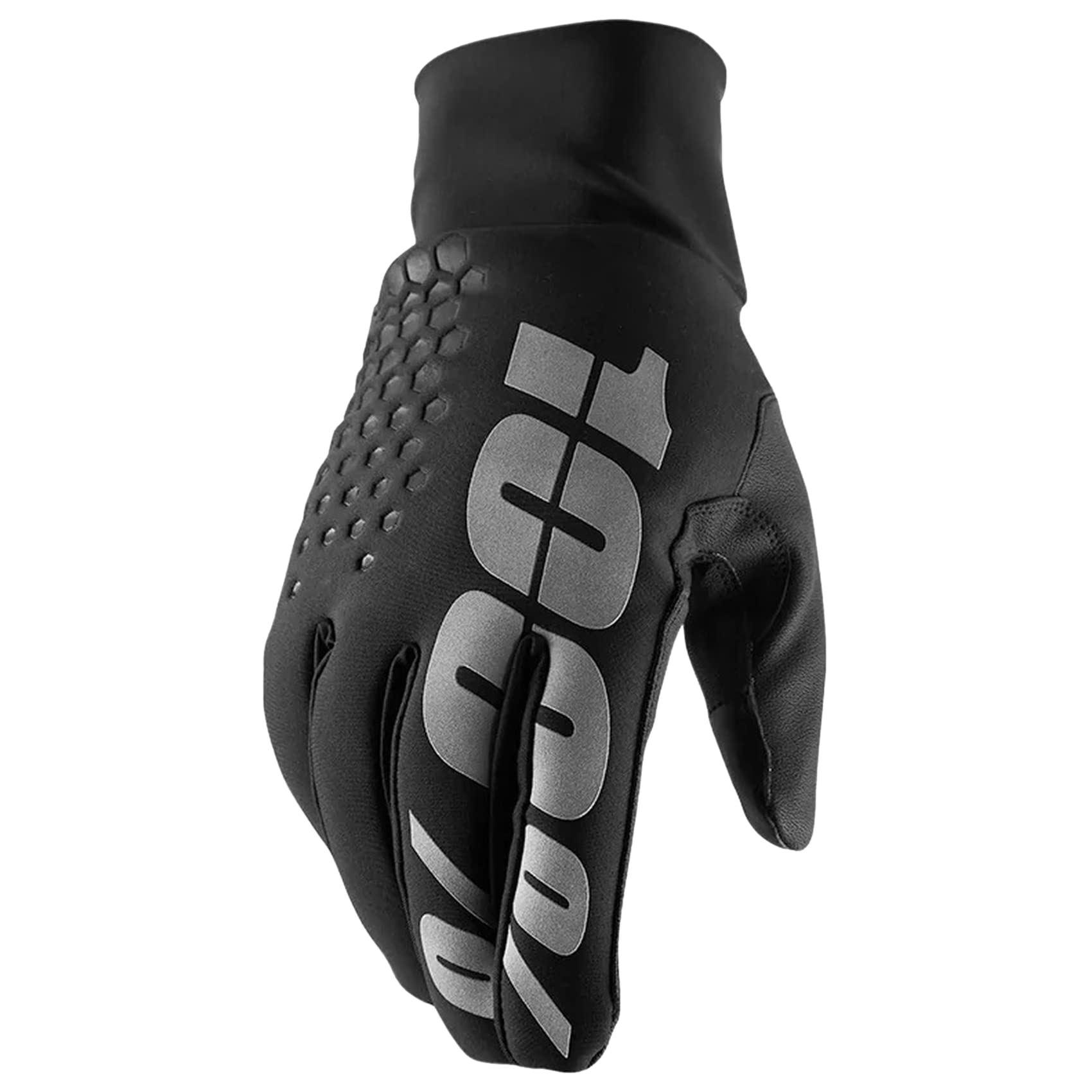100% HYDROMATIC BRISKER Cold Weather Motocross and Snowmobile Gloves  Snow & Water Resistant MX & Powersport Racing Protective 