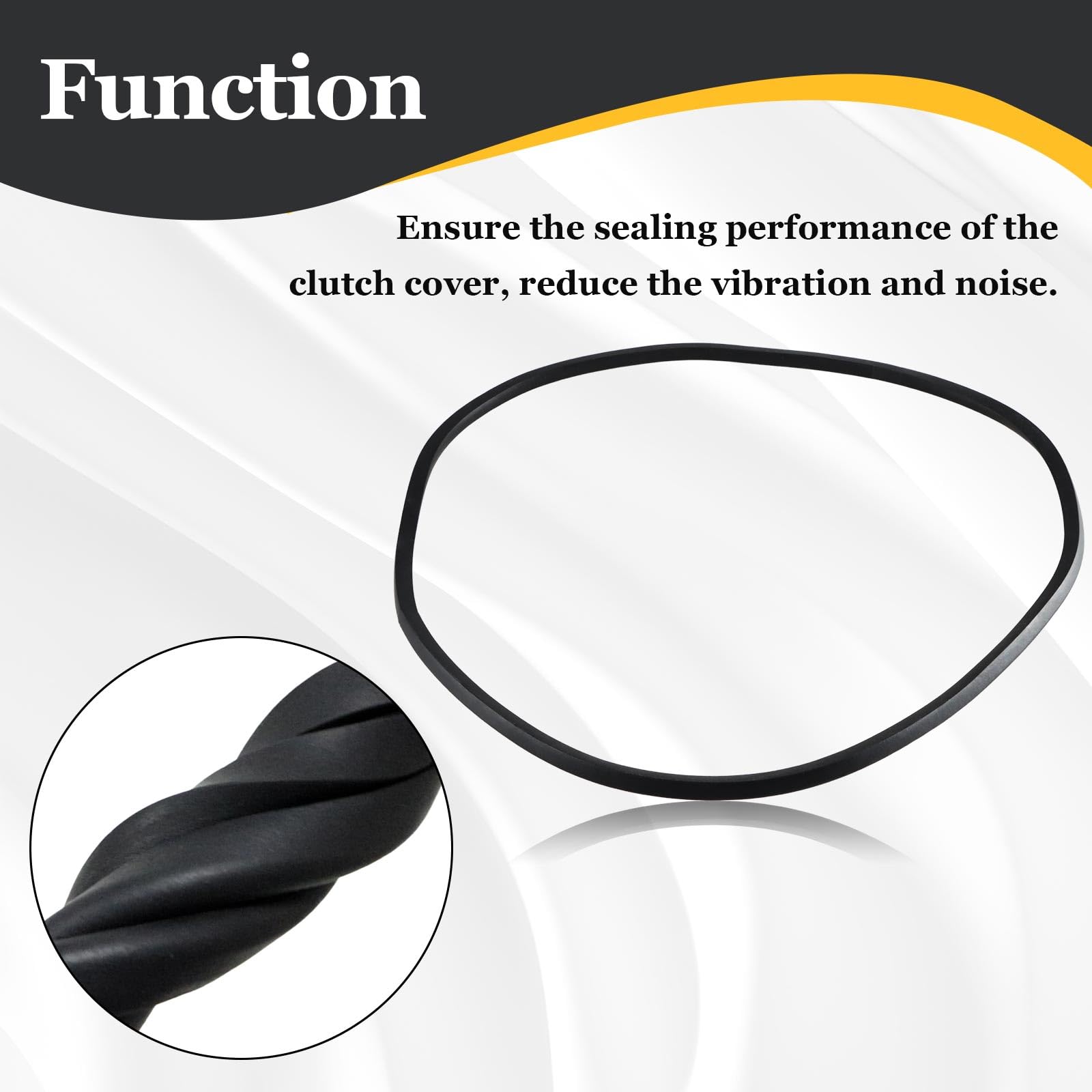 HIMARKLIF Foam Clutch Cover Seal Gasket Clutch Cover Sealing Ring Compatible with Polaris Sportsman 400 450 500 570 600 700 800