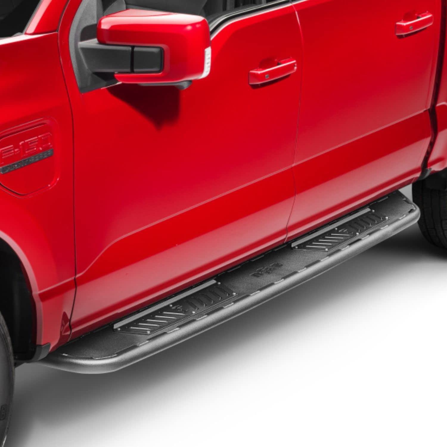 N-Fab Roan Running Boards For Toyota Tundra | Cab Length, Extra Large 5.5' Step Plate, Textured Black | Nbt07Cc-Tx | Fits 2007-2021 Toyota Tundra Crewmax All Beds, Srw/Drw Gas/Diesel