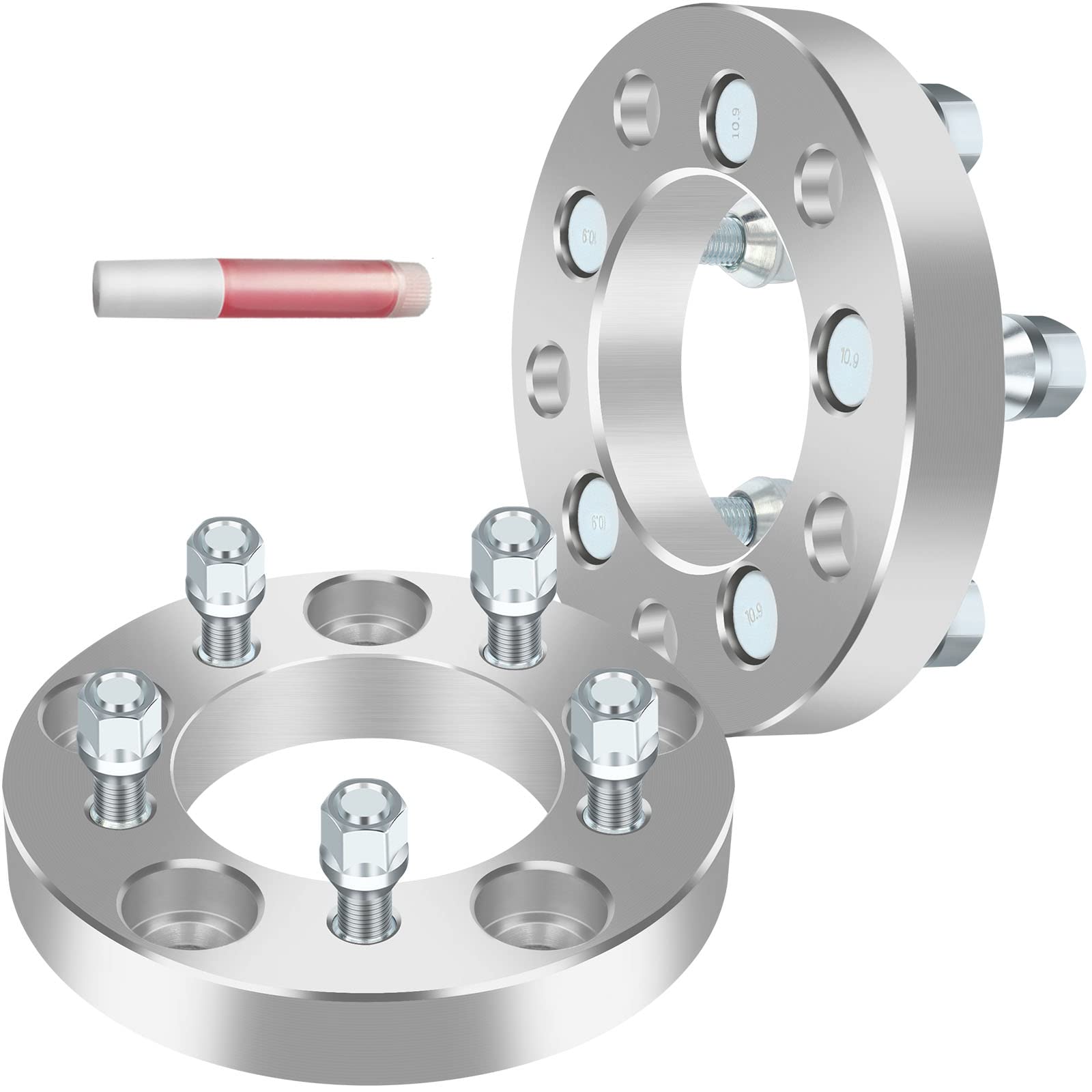 ECCPP 2X Change your bolt pattern from 5x5 to 5x4.5 5 Lug 1 inch Wheel Adapters 5x127mm to 5x114.3mm fit for 2008-2020 for Dodge