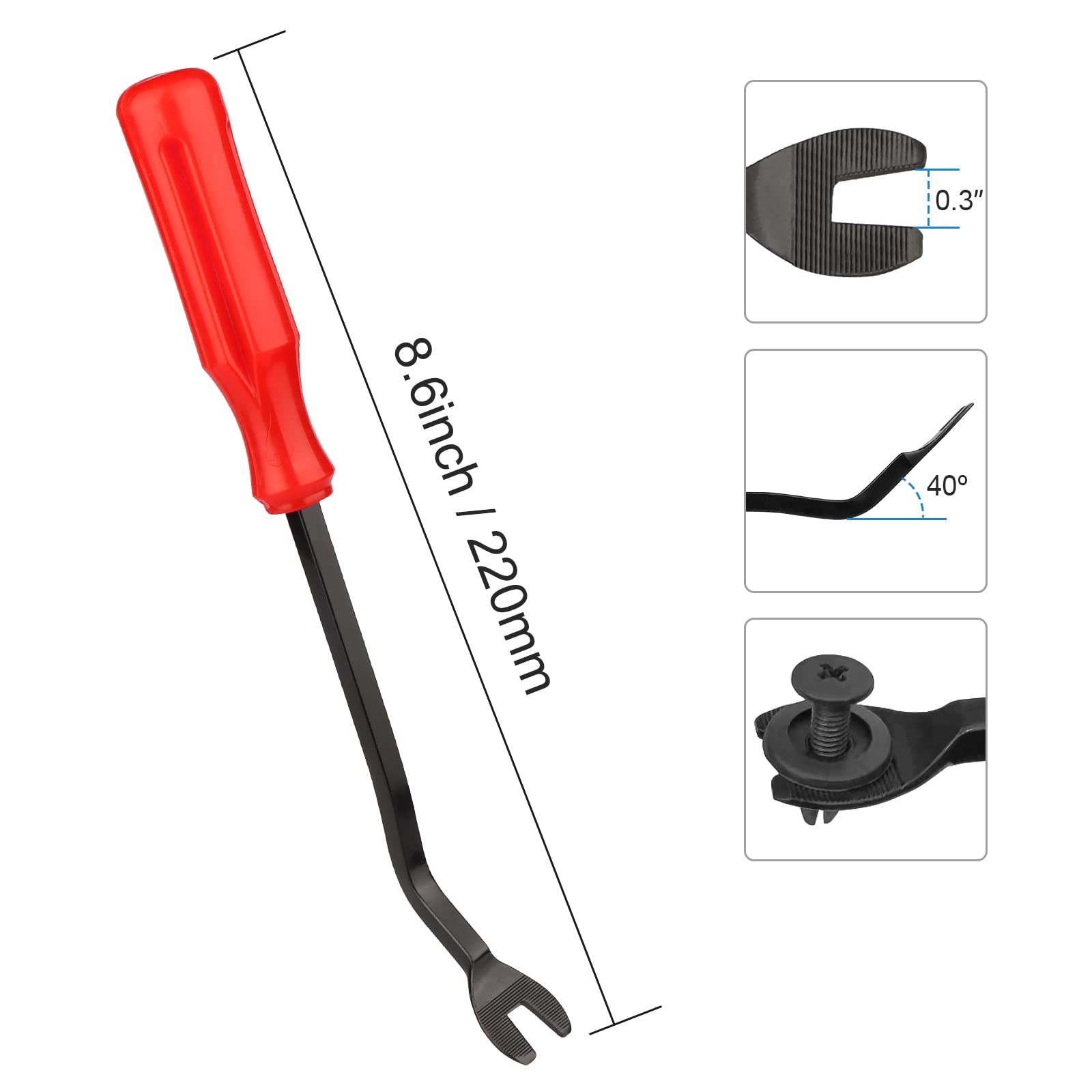 QIIYCCE-120PCS Car Clips,Plastic Rivets,6 Popular Sizes of Car Body Fixed Clip Bumpers,and Replacement Parts of Fenders are Appl