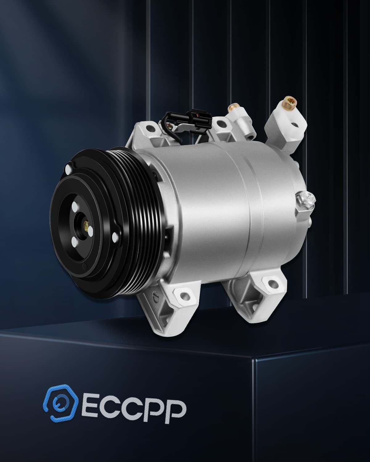 Eccpp A/C Compressor With Clutch Fit For Nissan Altima 2.5L 2002 2003 2004 2005 2006 Ac Compressor Rapid Cooling Dks17D