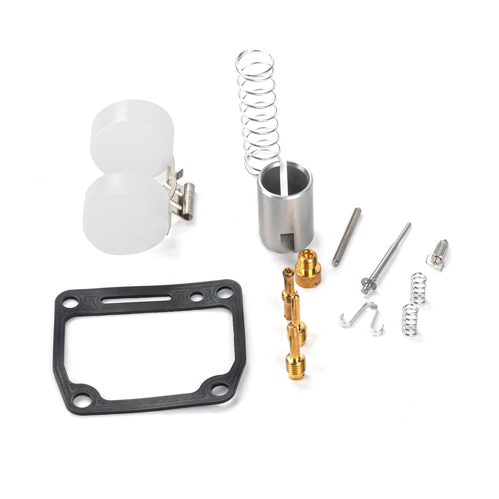 SUNQIAO PW80 Carburetor Repair Kit - Needle, Float, Gasket for Yamaha Y-Zinger & PEEWEE 80 Kid Bikes (1981-2009)
