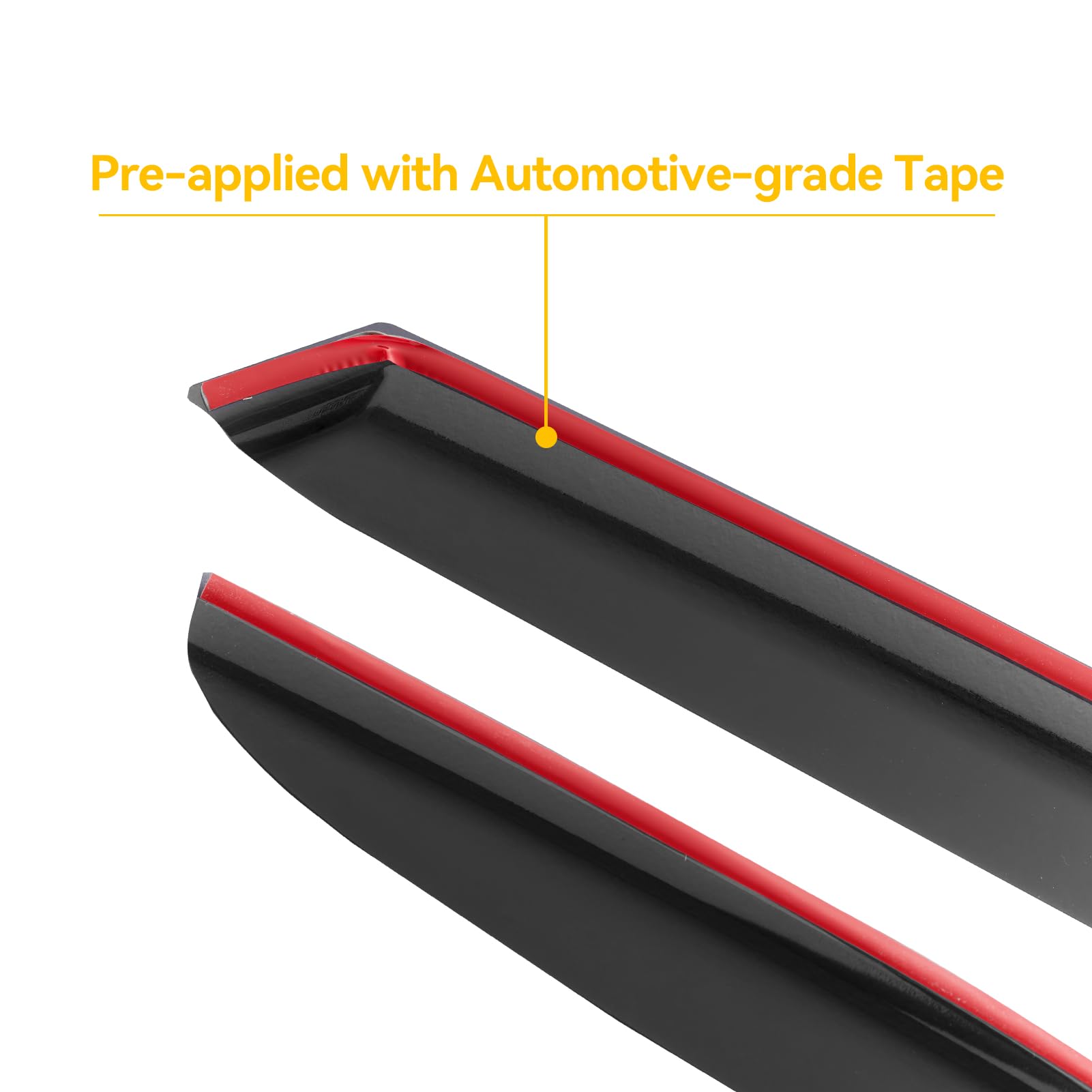 Cxdar Window Visors Rain Guards For 1996-2025 Chevy Express Van, Window Vent Wind Shade Deflectors For 96-25 Gmc Savana