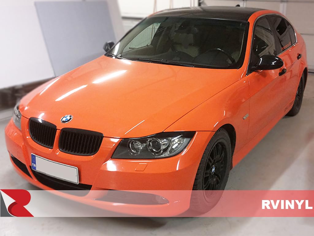 Avery Dennison Sw900 370-O In Gloss Orange Dual Layered Vinyl Car Supreme Wrapping Film - 72'' X 60'' - Vehicle Sheet Roll