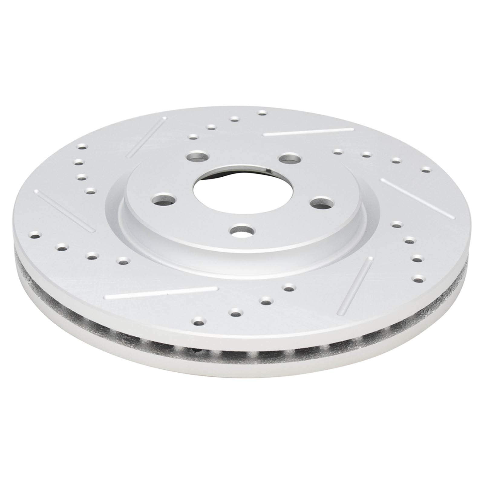 Trq Front Performance Brake Rotors Set Premium G-Coated Cross Drilled & Slotted Compatible With 2003-2009 Chrysler Pt Cruiser 20