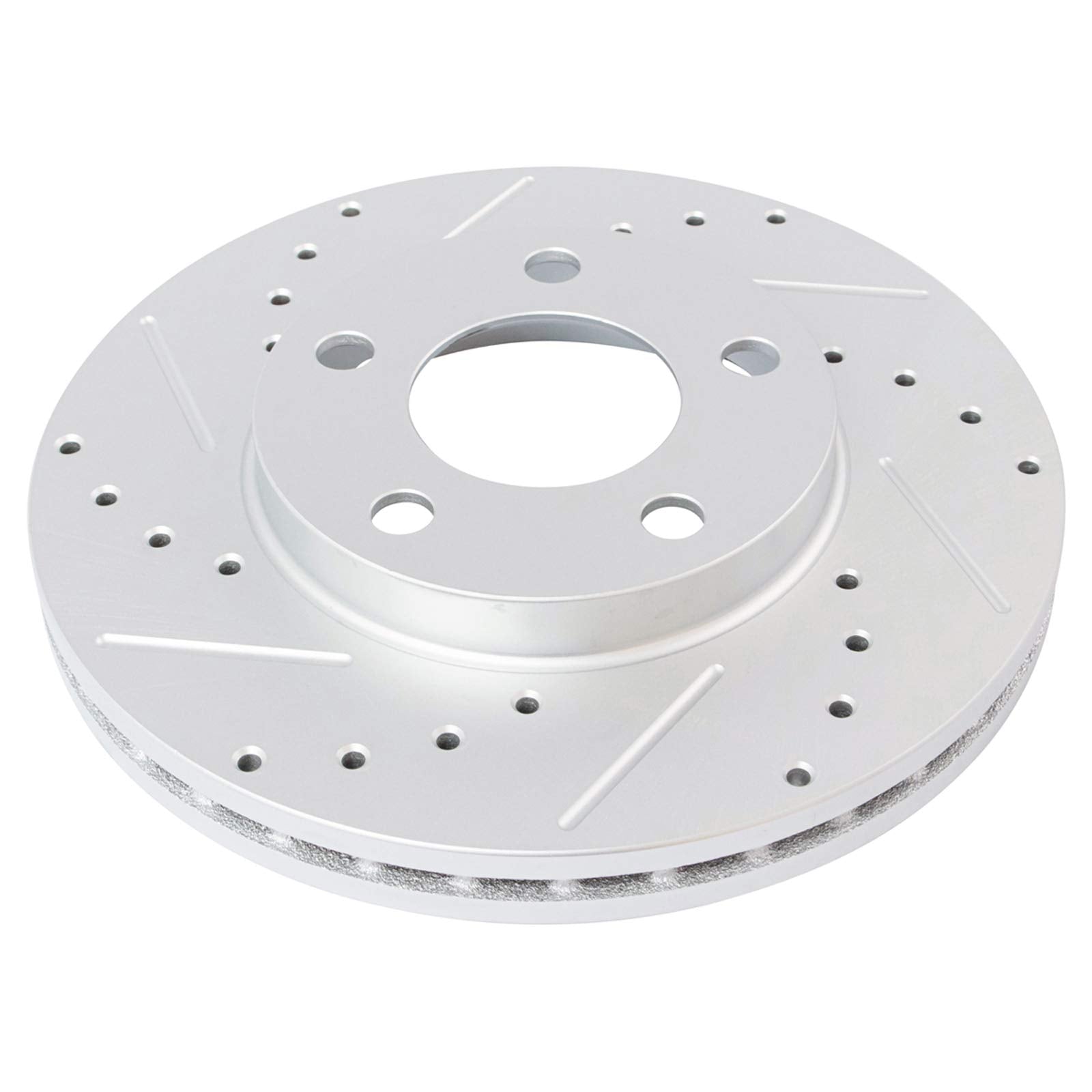 Trq Front Performance Brake Rotors Set Premium G-Coated Compatible With 1994-2004 Ford Mustang