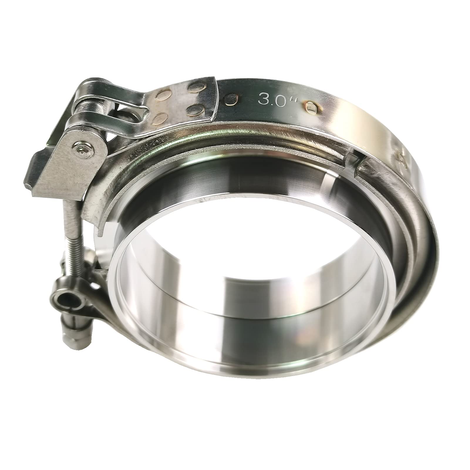 Gaeaauto 2 X 3 Inch Quick Release V Band Clamp With Male Female Flanges 304 Stainless Steel For Turbo Downpipes, 2 Pack
