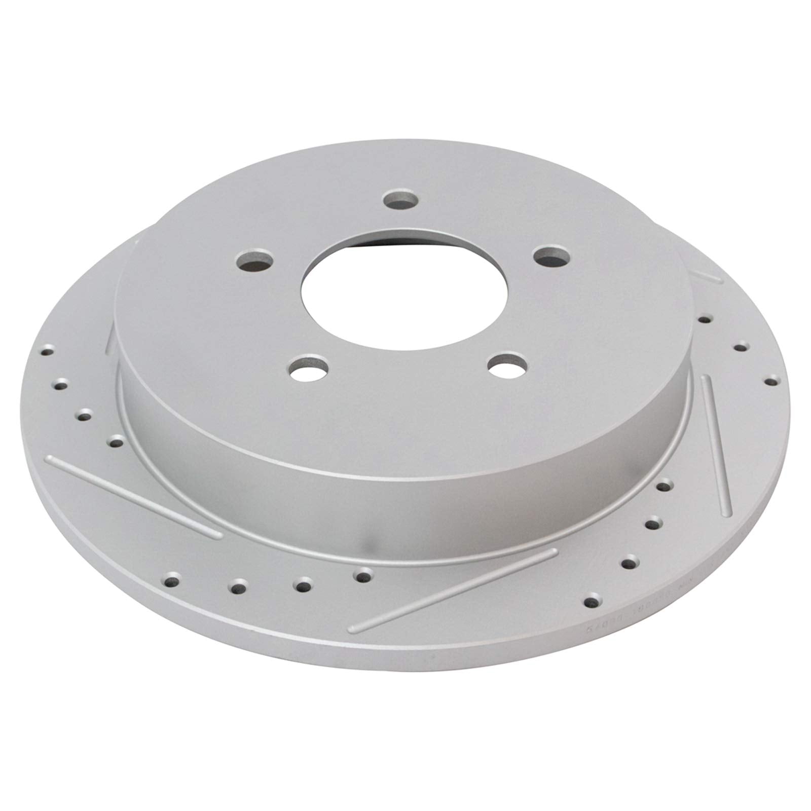 Trq Brake Rotors Set Performance Premium G-Coated Slotted X Drilled Compatible With 1997-2002 Ford Expedition 1997-2003 F-150 20