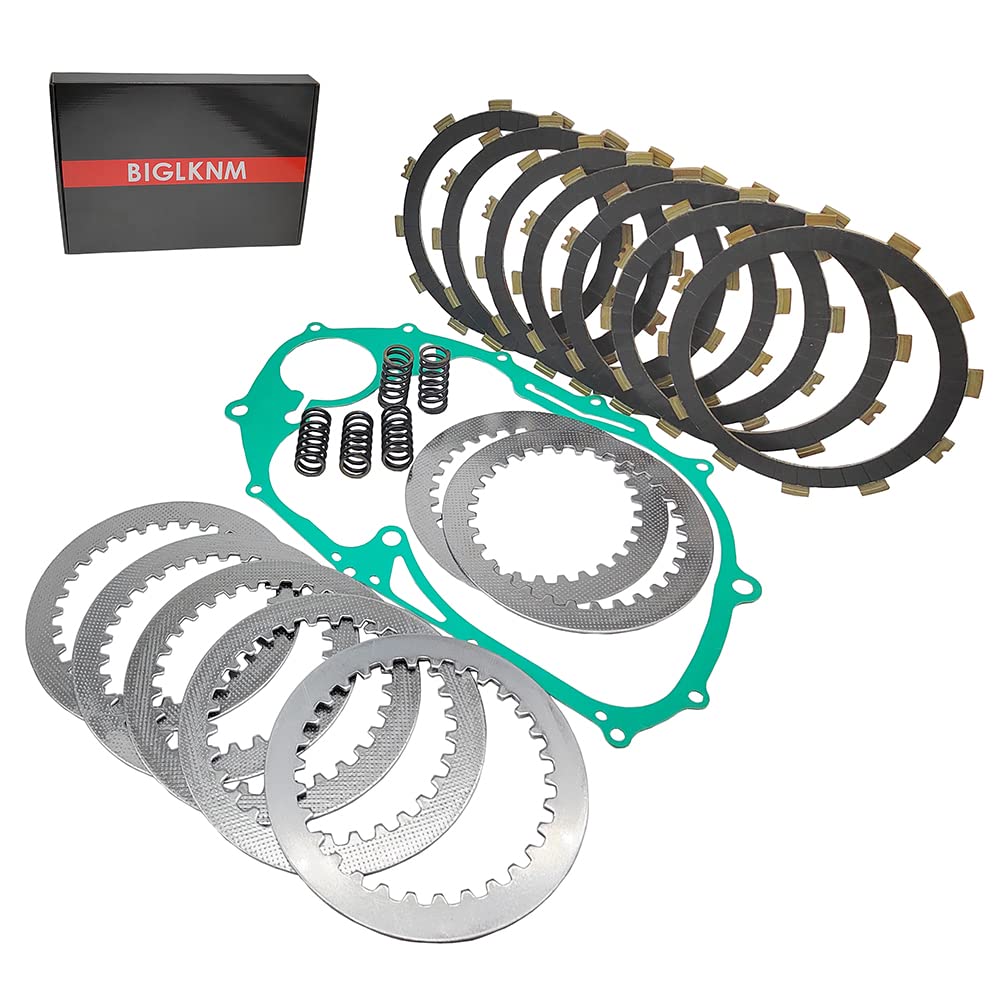 Biglknm Clutch Kit Friction Plates & Heavy Duty Springs Gasket For Yamaha V Star 650 Xvs 650 1998-2016 3B6-W001G-00-00
