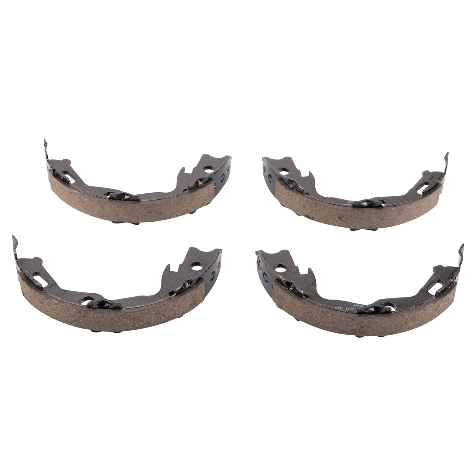Trq Rear Brake Pad & Rotor Kit Brake Pads Brake Rotor Parking Brake Shoe Set Ceramic Compatible With 2014-2019 Nissan Rogue