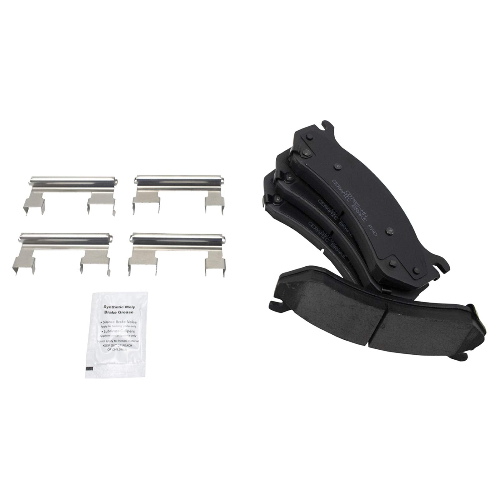 Trq Rear Premium Posi Ceramic Disc Brake Pads & Rotors Kit Compatible With Chevy Truck