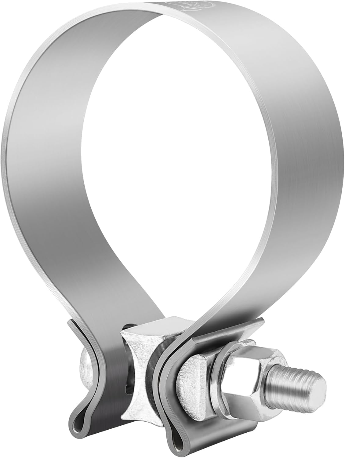Evil Energy 1.75 Inch Exhaust Clamp,1 3/4 ' ' Narrow Band Muffler Clamp Stainless Steel For Heavy-Duty Exhaust Systems, Downpipe