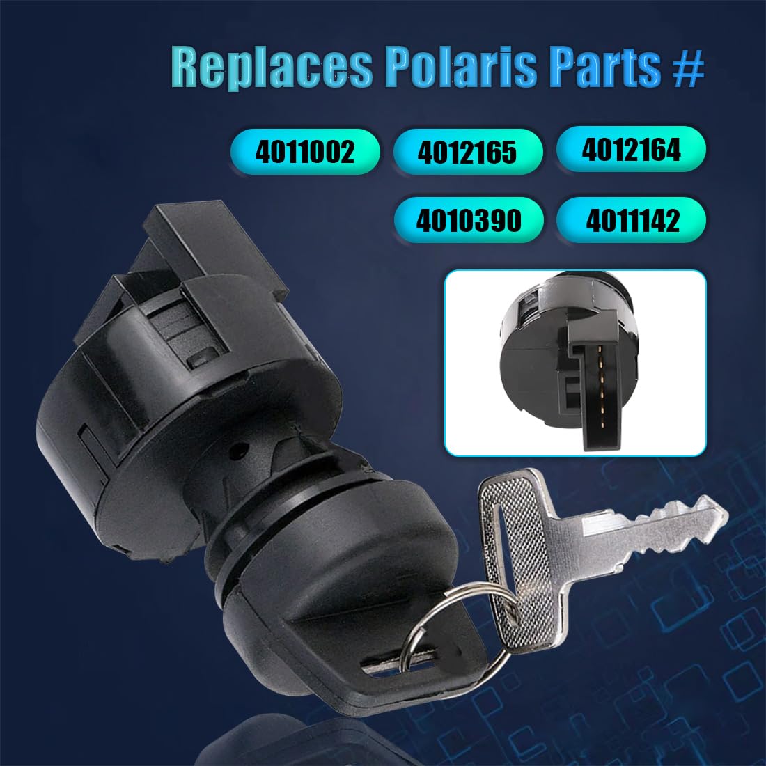 Ignition Switch Key Fits For Polaris Trail Blazer 250 330 400 Trail Boss 325 330 Polari Sportsman 850 Xp Eps Touring Efi Polaris
