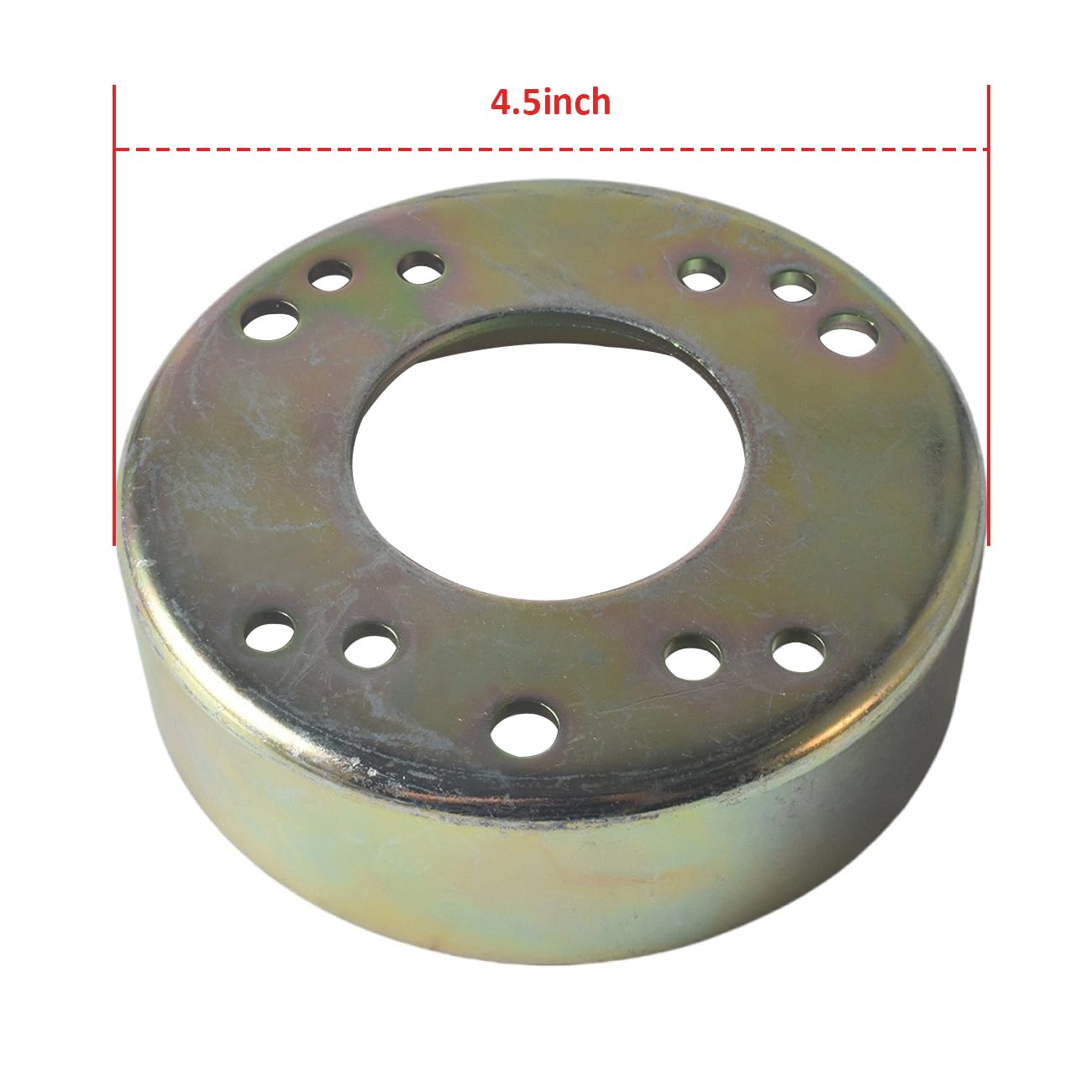 Vcujsuc 4.5 Inch Brake Drum & Band Kit Four Wheeler Quad Atv Utv Motorcycle Kart Go Kart Go Cart Mini Bike
