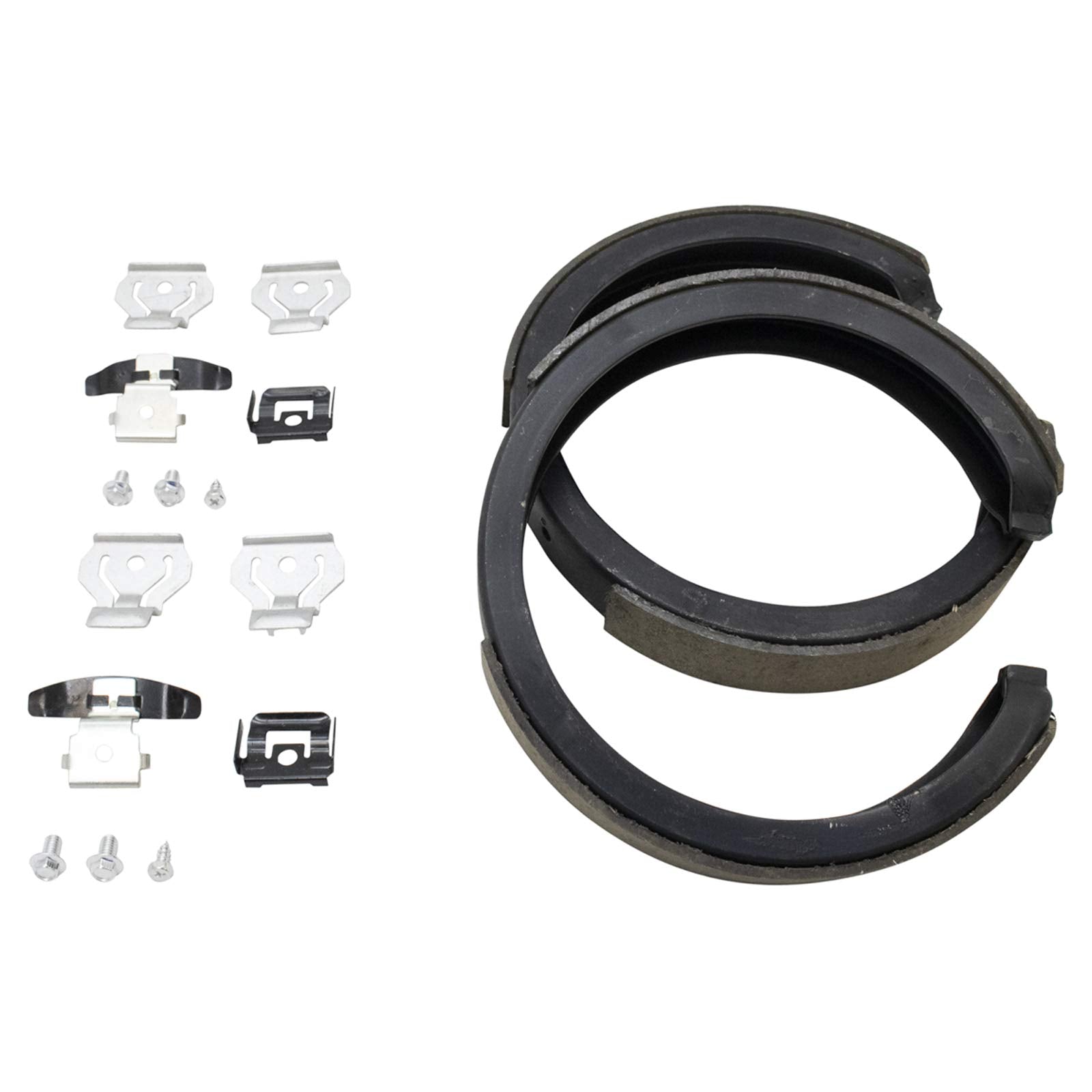 Trq Rear Brake Pad & Rotor Kit Brake Pads Brake Rotor Parking Brake Shoe Set Ceramic Compatible With 2009-2014 Cadillac Cts 2010