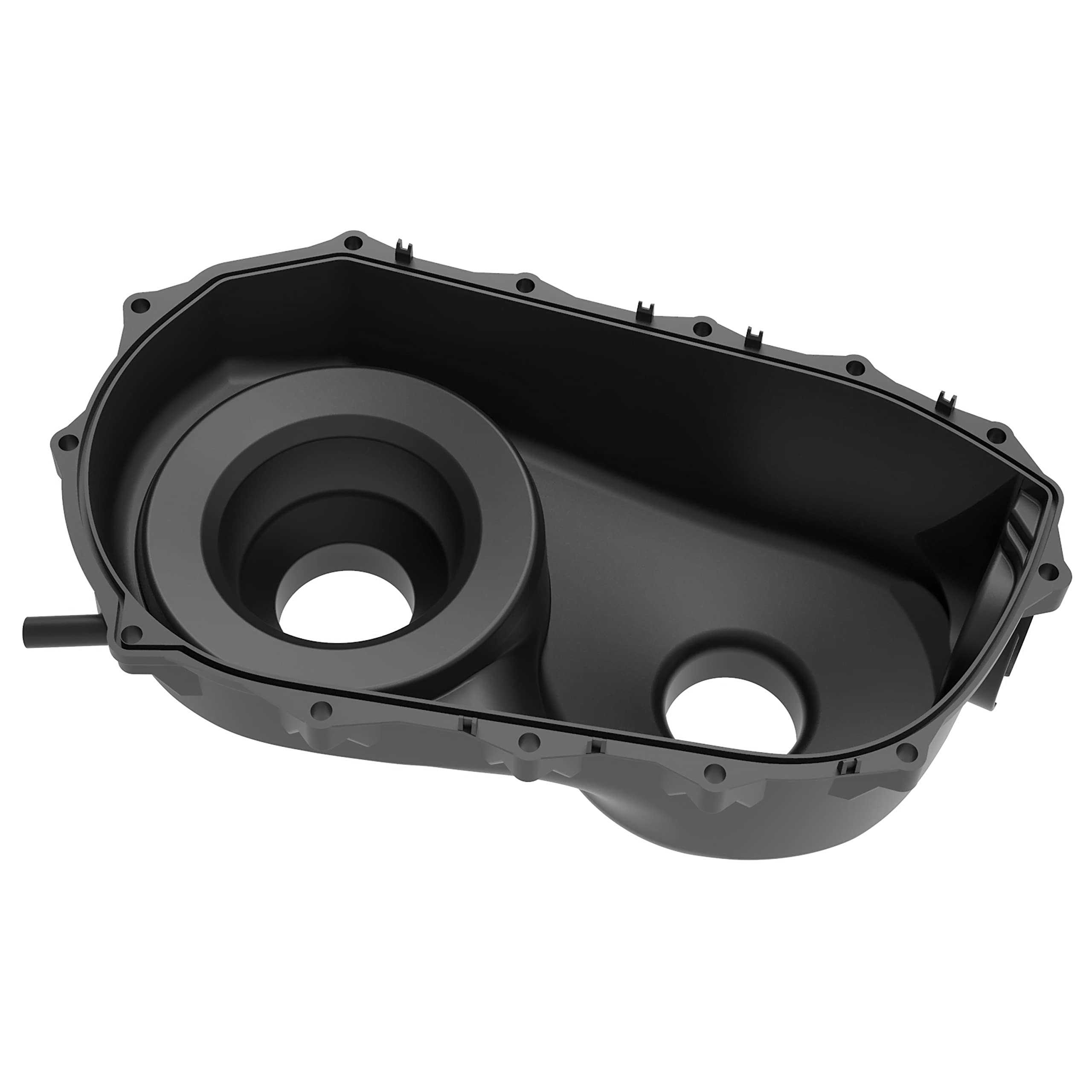 SAUTVS Outer Clutch Cover for Can-Am Maverick 15-17 & Commander 19-20, CVT Air Guide, Black, Replace #420212285