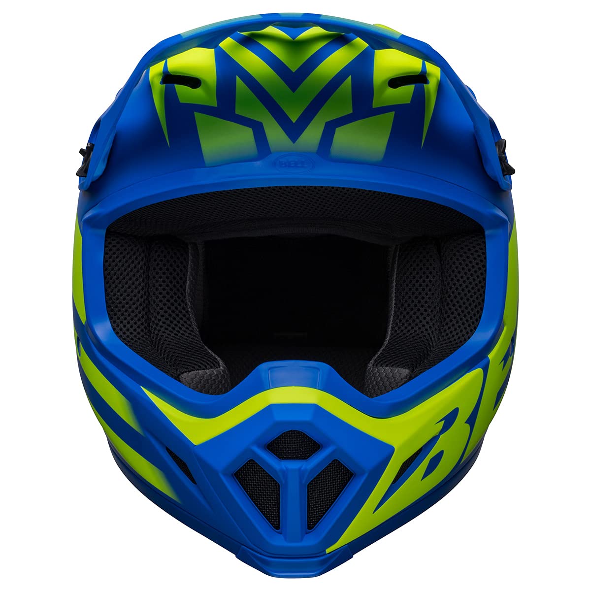 Bell Mx-9 Mips Dirt Helmet (Disrupt Matte Classic Blue/Hi-Viz - Large)