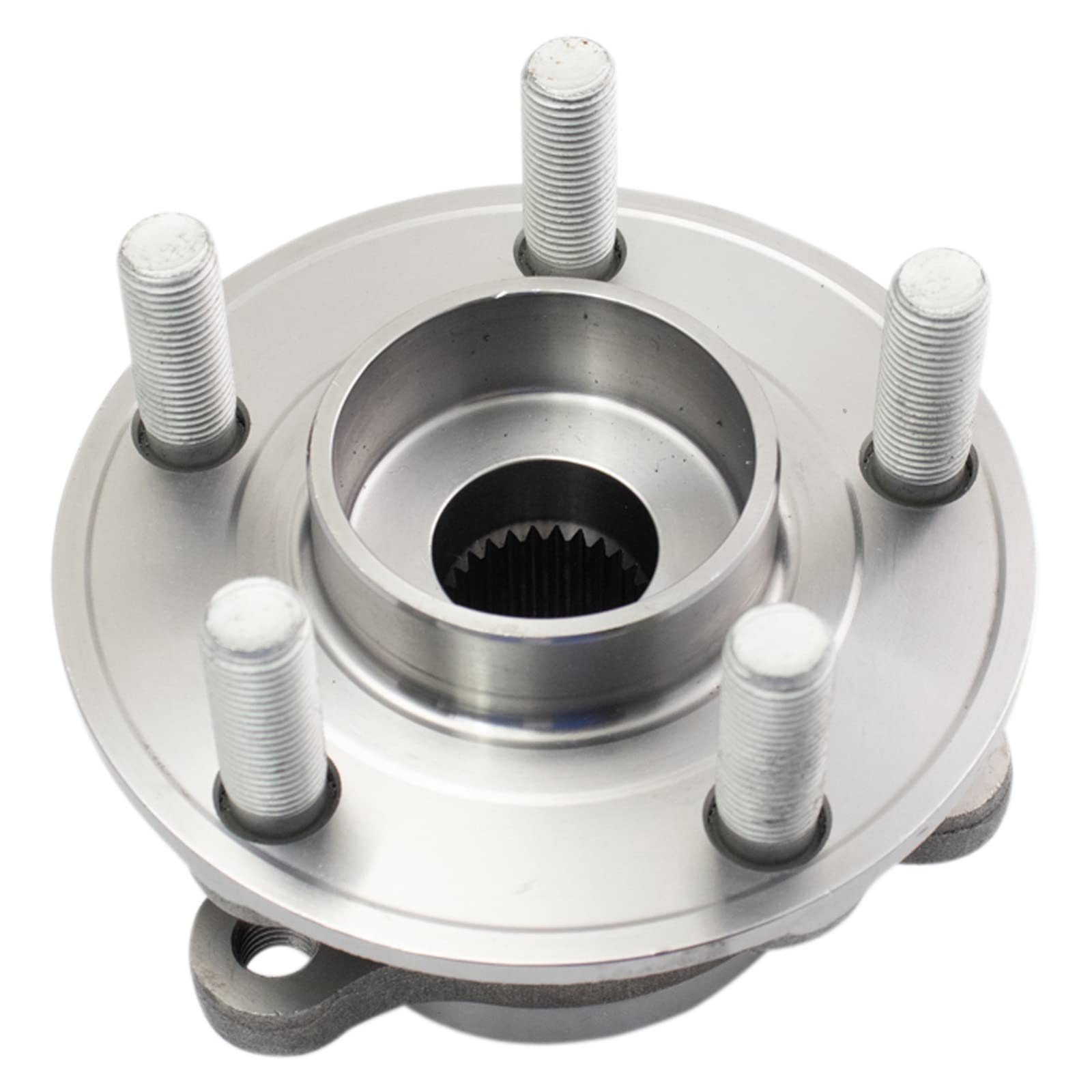 Trq Front Left Right Rear Wheel Hub Bearing Assembly Driver Passenger Side Compatible With 2015-2023 Ford Edge 2017-2019 Fusion