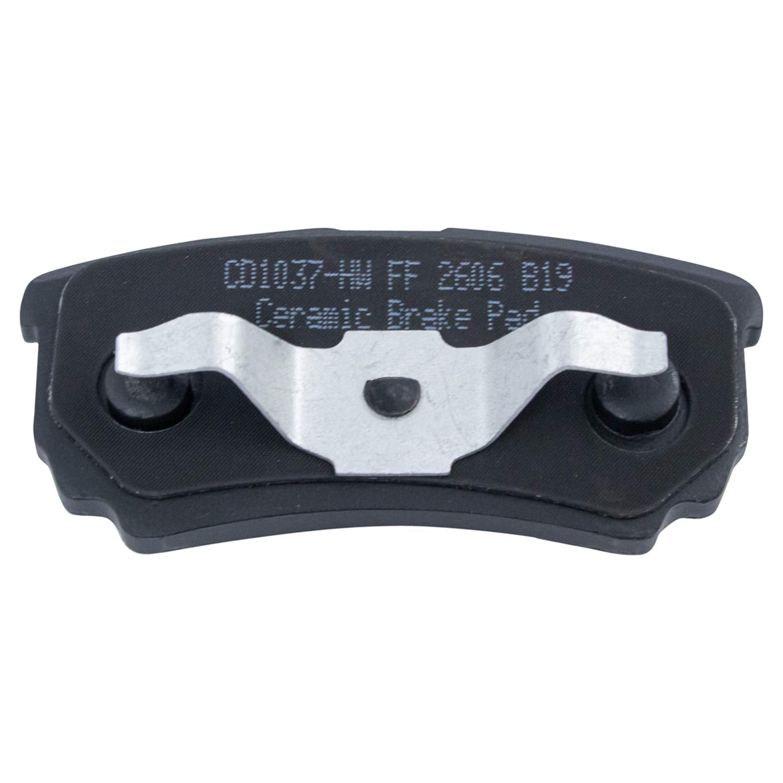 TRQ Rear Brake Pads Ceramic Compatible with 2011-2014 Chrysler 200 2007-2010 Sebring 2008-2014 Dodge Avenger 2007-2012 Caliber 2
