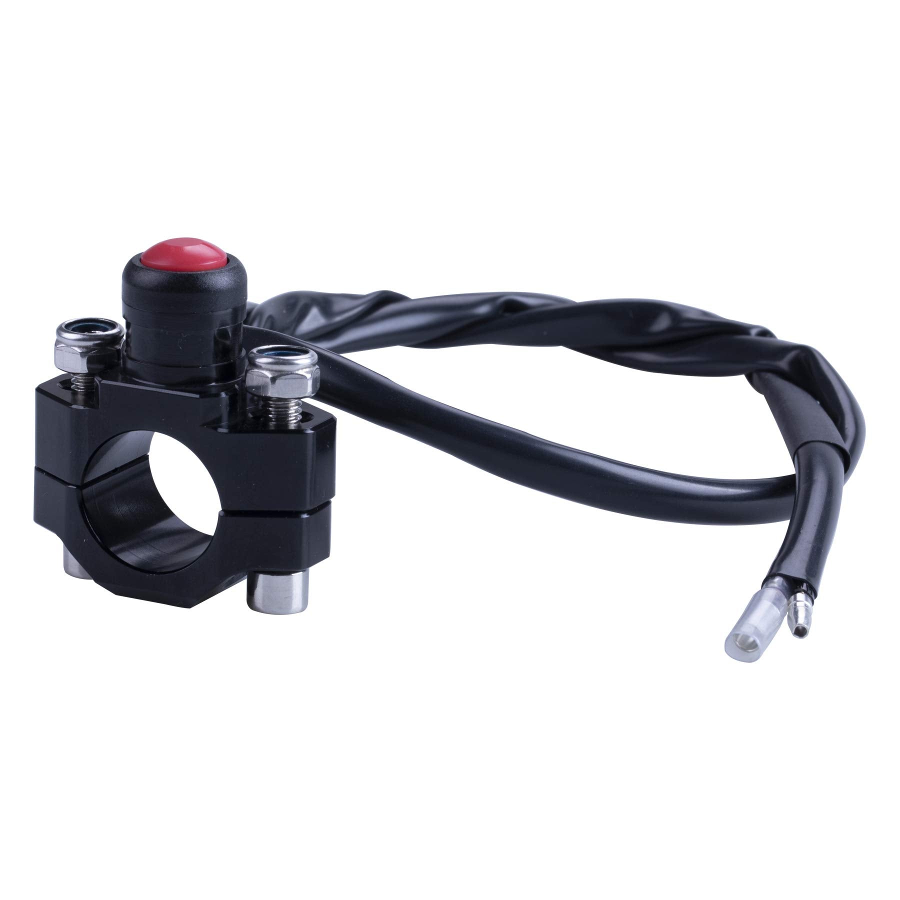 Oraevy Cnc Universal Motorcycle Engine Stop Start Kill Switch Button With Mounting Backplate For Atv,Dirt Pit Bike,Scooter,Quad