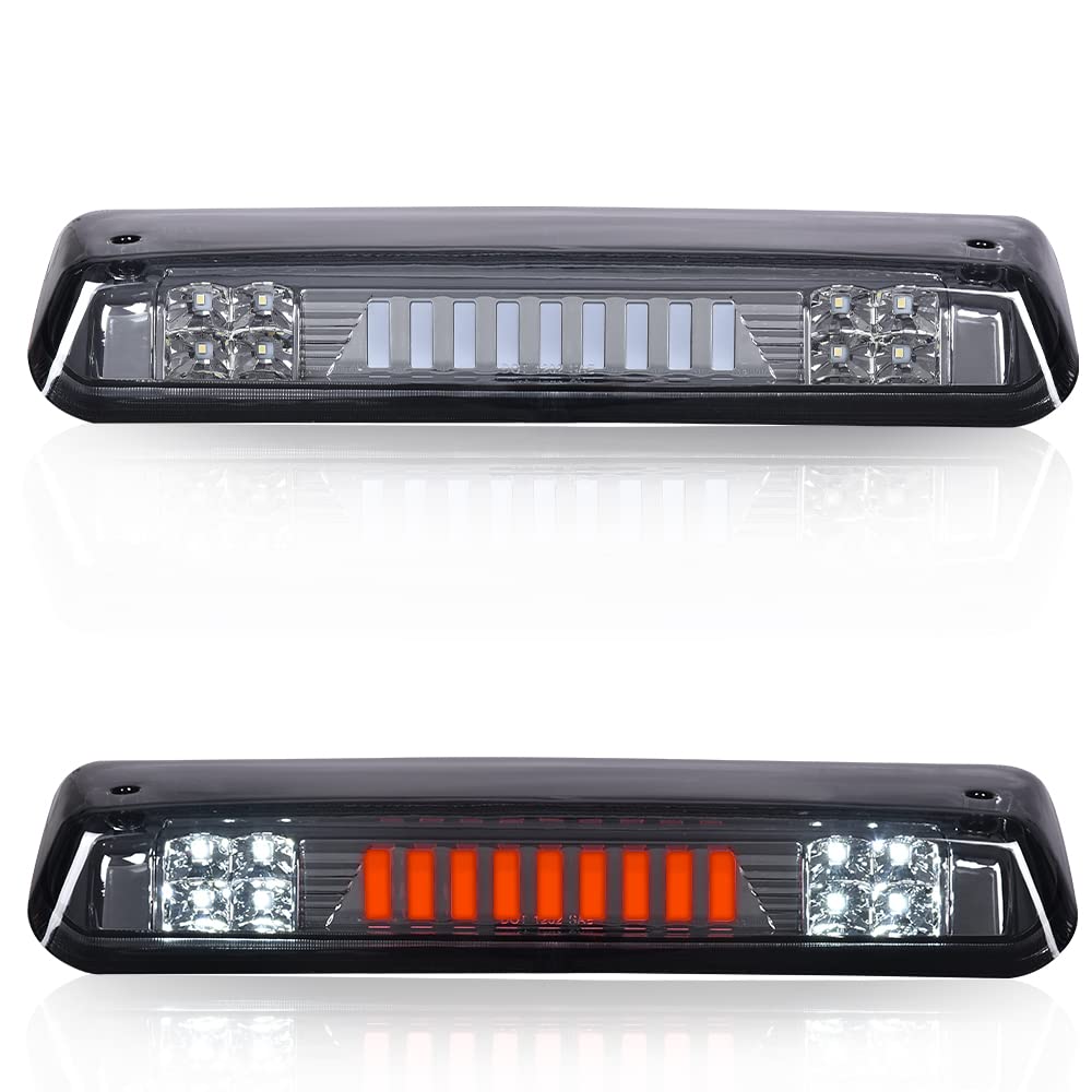 CROSSDESIGN Rear LED 3rd Brake Light Compatible with 2004-2008 Ford F150 I Type Led Bar High Mount Stop Light Tail Cargo Lamps C