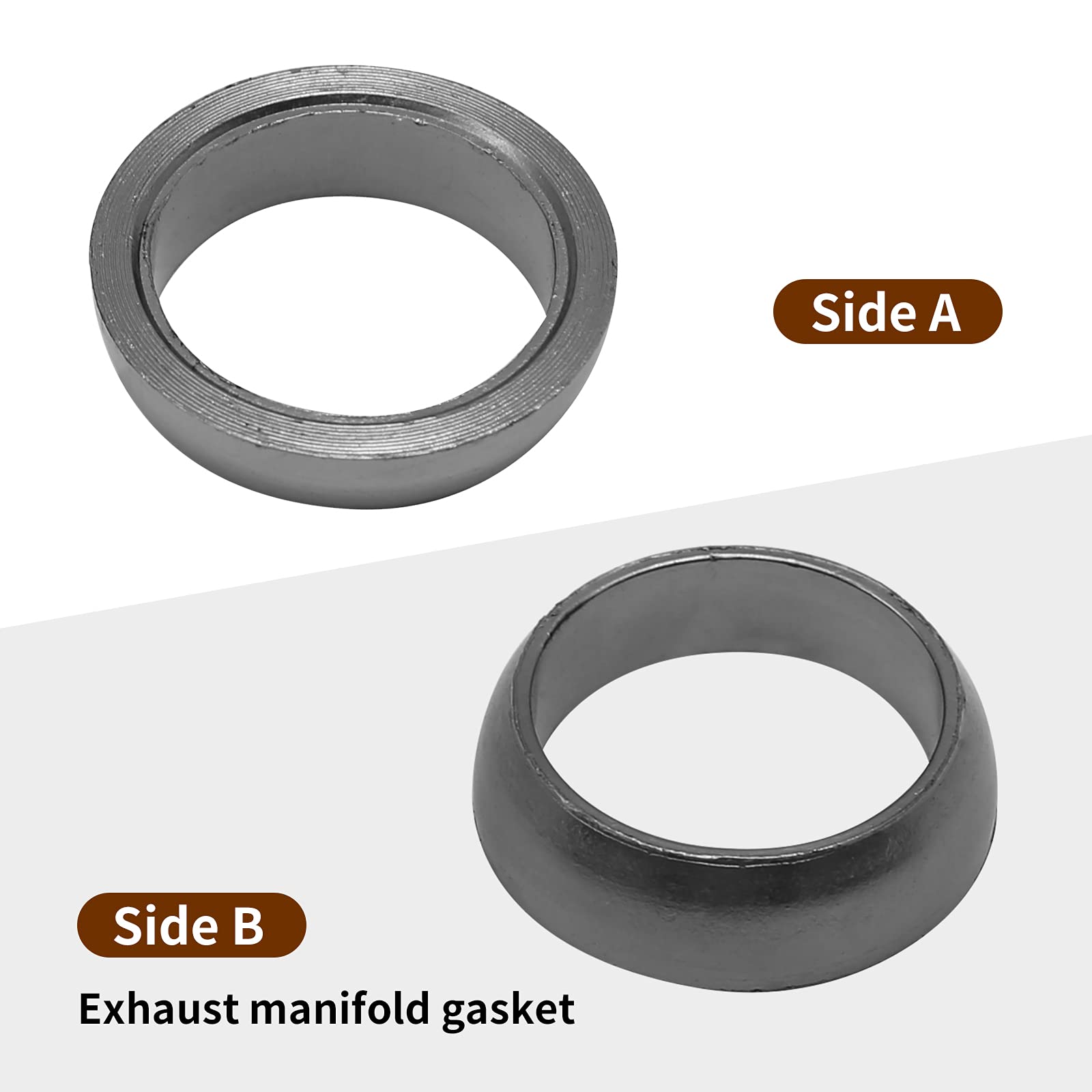 Exhaust Manifold Gasket Spring Rebuild Kit Compatible With Polaris Ranger 700 800 Sportsman 600 700