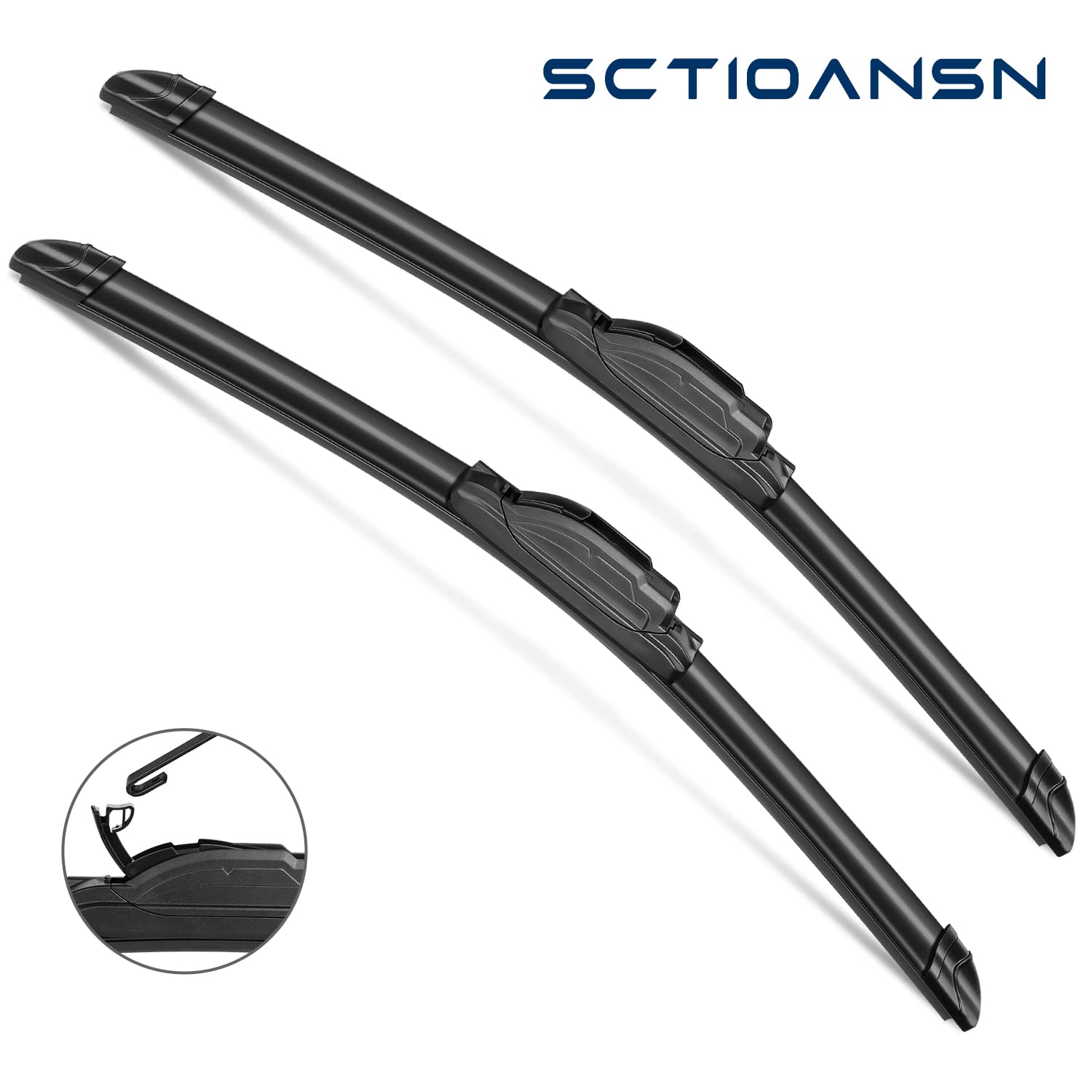 3Pcs Windshield Wipers For Mazda 3 2010 2011 2012 3013, All Seasons Original Equipment Automotive Replacement Windshield Wiper B