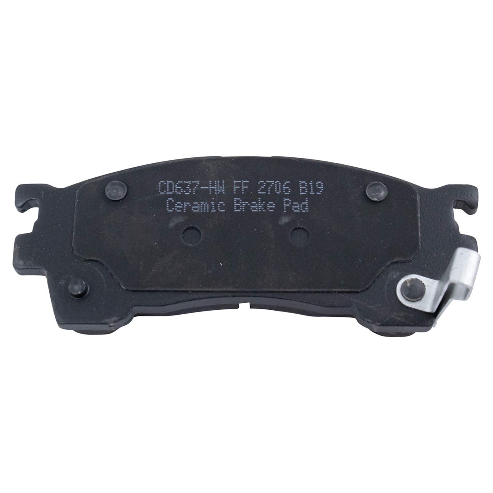 TRQ Front Brake Pads Ceramic Compatible with 1993-1997 Ford Probe 1994-2002 Mazda 626 MX-6 1999-2000 Protege