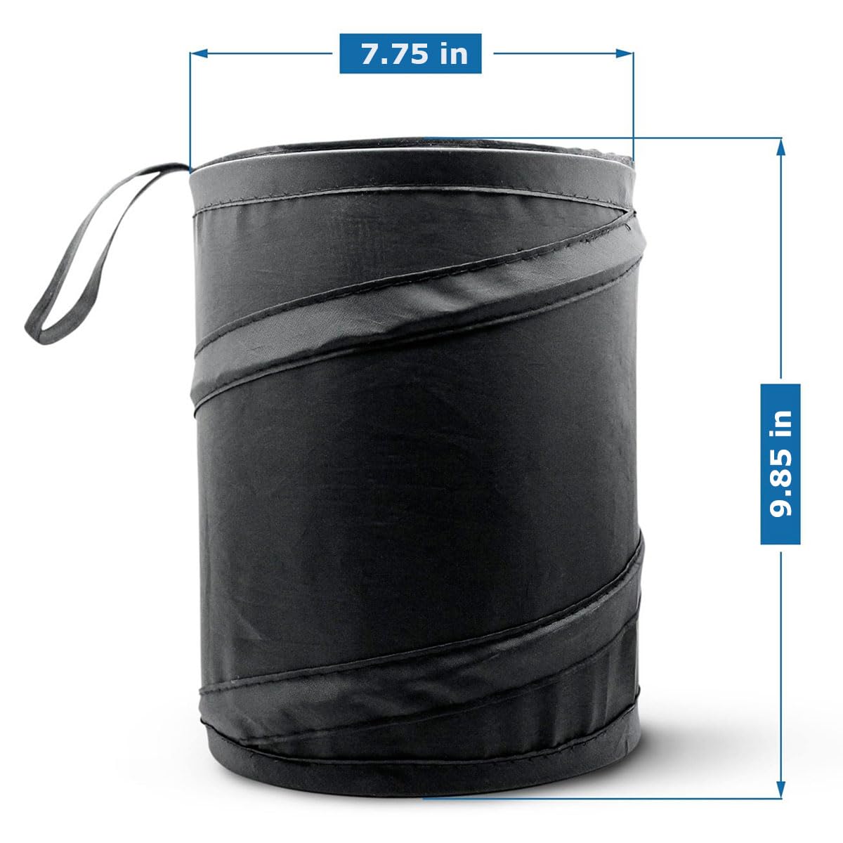 Mavoro Car Trash Can, Portable Garbage Bin, Collapsible Pop-Up Water Proof Bag, Waste Basket Bin, Rubbish Bin (2 Pack, 2 Gallon)