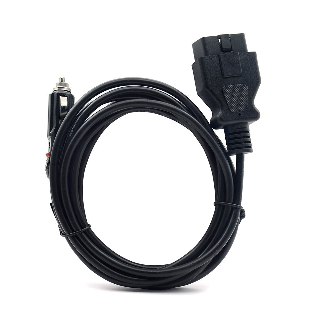VSTM OBD II Vehicle ECU Power Supply Cable, 3M Alligator Clip, 12V Battery Extension, Model VST-939