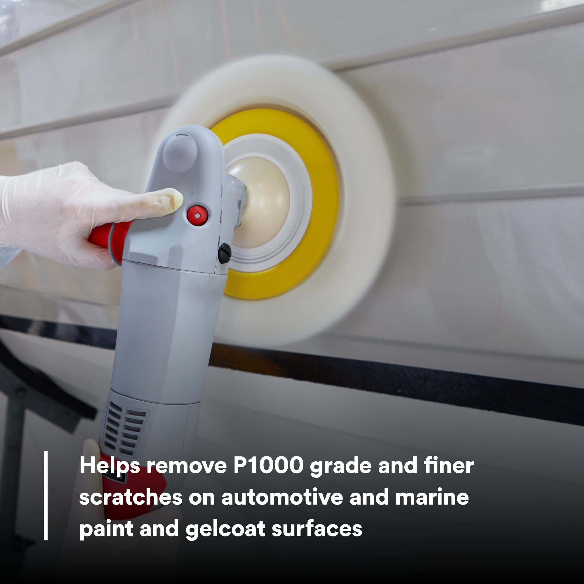3M Super Duty Rubbing Compound, 05954, 1 Quart, Mixed Material, Ideal for Heavy-Duty Surface Preparation and Polishing