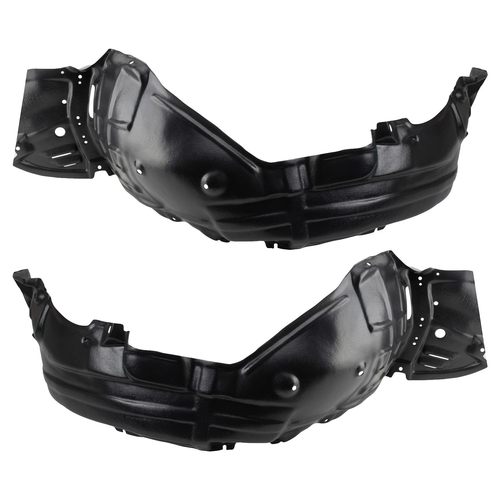 Trq Front Inner Fender Liner Set Compatible With 2006 Lexus Gs300 2006-2007 Gs430 2007 Gs450H Lx1250113 Lx1251113