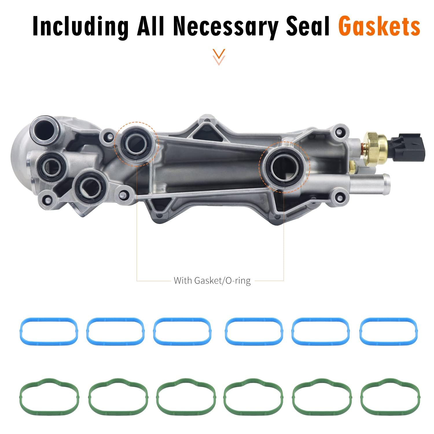 926-959 Engine Oil Filter Housing Oil Cooler Kit Fit For 3.6Ljeep Wrangler Grand Cherokee 3.6L Dodge Journey Charger Caravan Chr