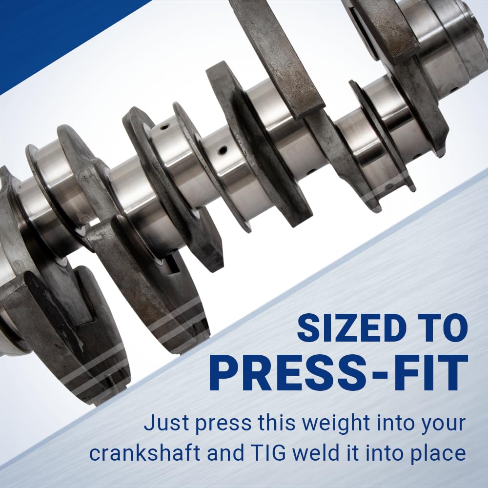 Midwest Tungsten Crankshaft Balance Weight - 0.325 lbs, 3/4" dia. x 1.20", Designed for Press Fit