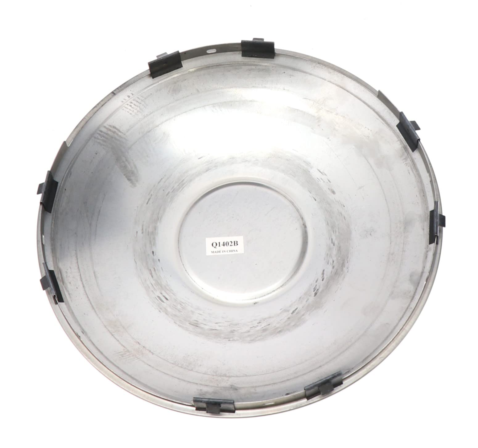 Freightliner Hubcap A22-77670-000 - Silver and Black 4 Notch Hubcap with Freightliner Logo