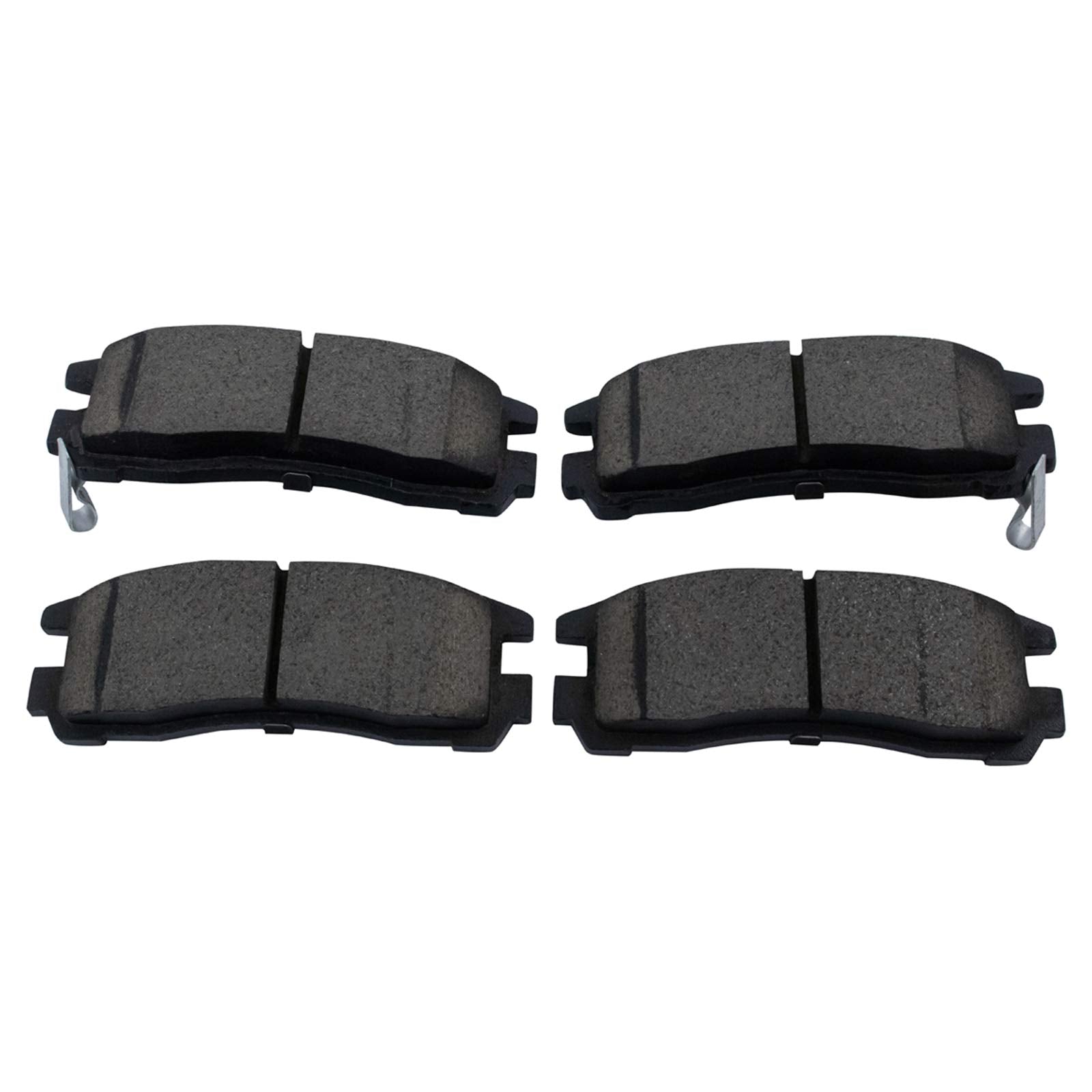 TRQ Rear Ceramic Brake Pad Kit for Sebring Avenger Stratus Eclipse Galant