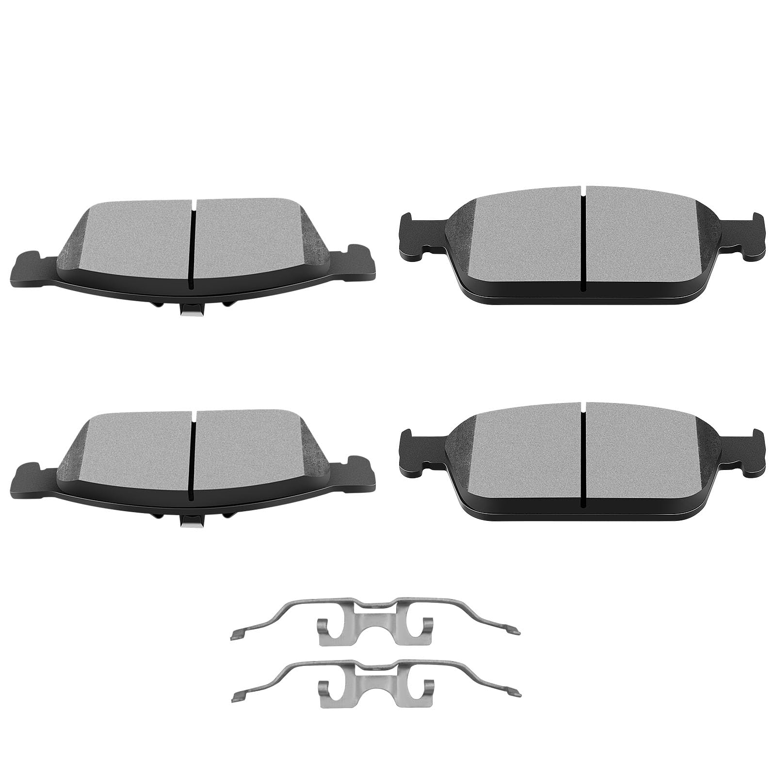 Scitoo D1668 Front Semi-Metal Brake Pads Sets - Fit For Ford Escape 2013-2019, Focus 2013-2018, Transit Connect 2014-2019, Linco