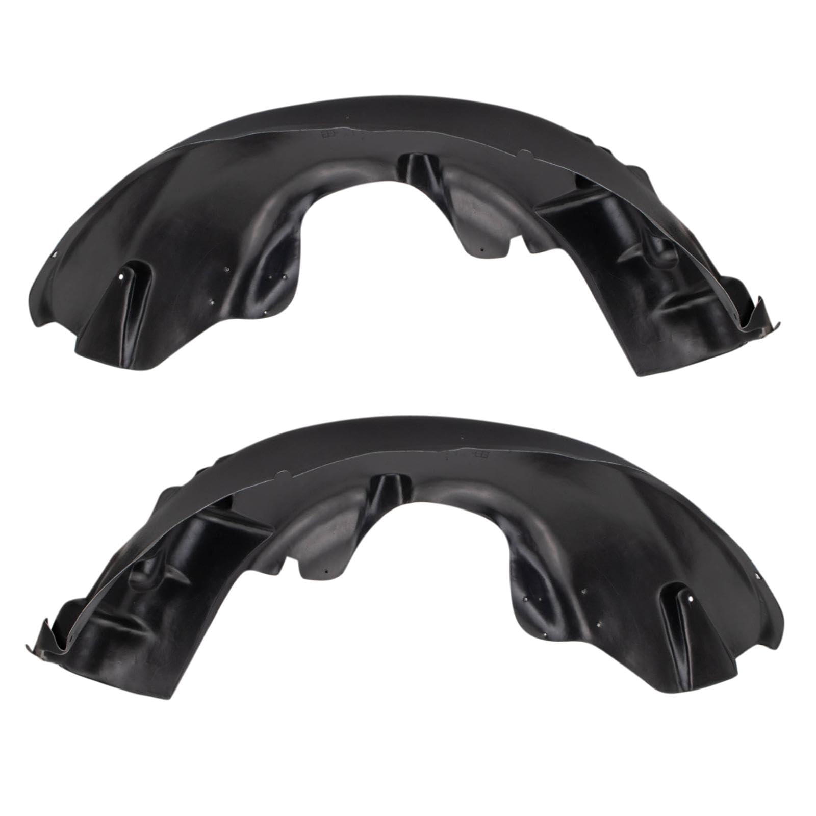 Trq Inner Fender Liner Set Compatible With 2007-2009 Chrysler Aspen Dodge Durango Ch1248135 Ch1249135